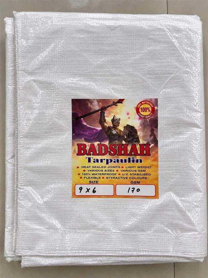 White Badshah tarpaulin sheet